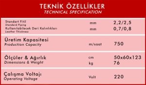 CM-450A Yarı Otomatik Fitil Makinesi